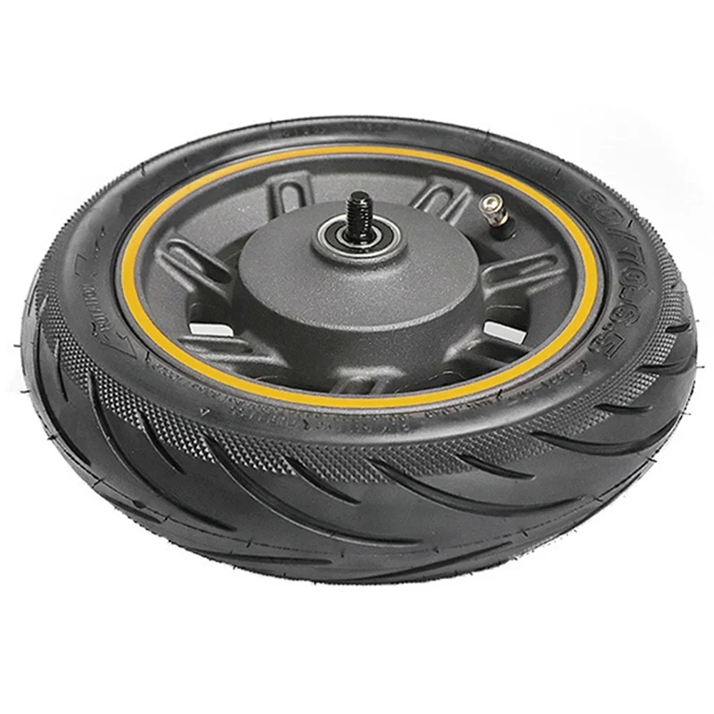 Roda dianteira Aproveite um passeio mais suave para Ninebot Max G30 com freio de tambor do cubo da roda dianteira de 10 polegadas e pneu sem câmara de ar