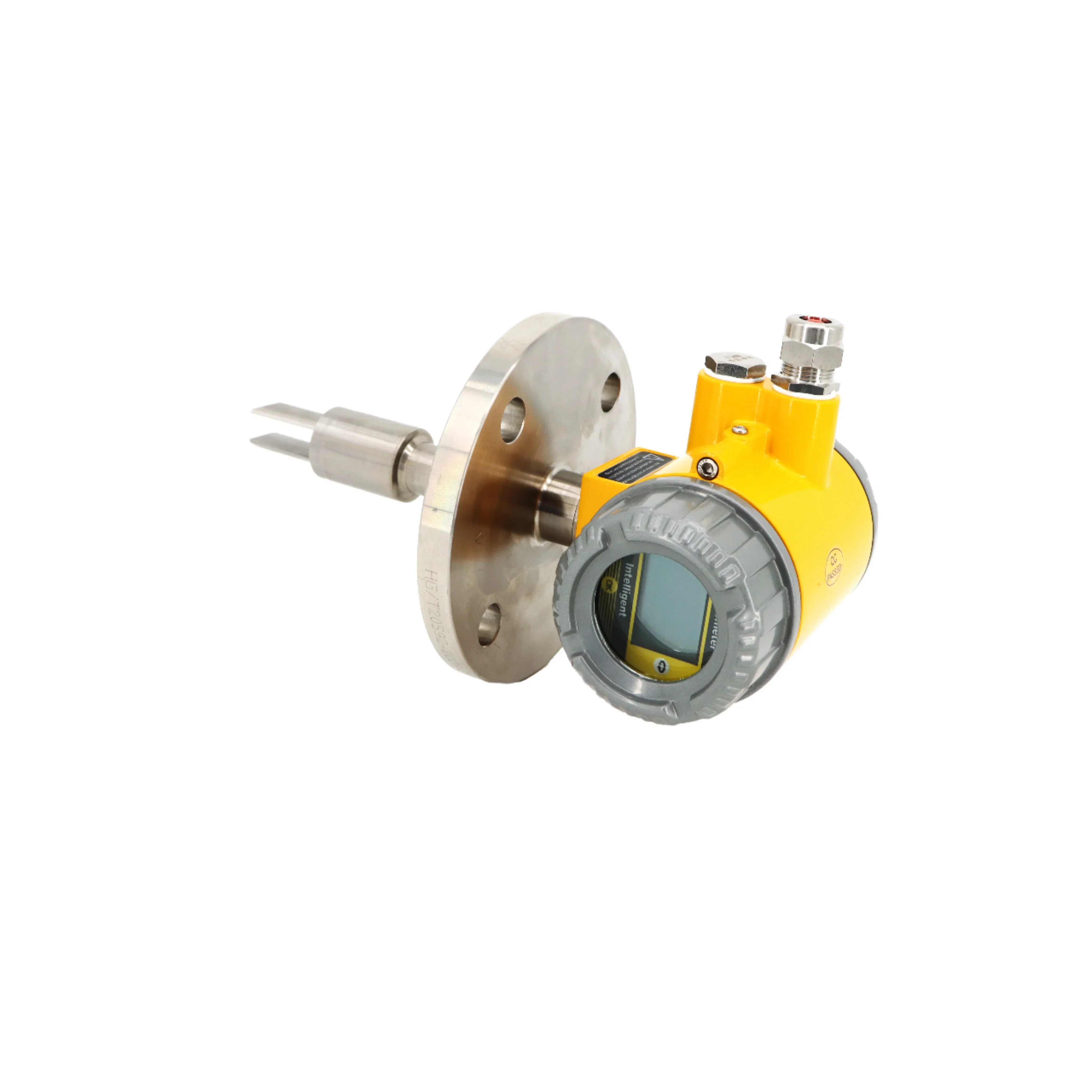 Real-Time Industrial Densitometer 4-20mA Ammonia Fork Density Sensor Stainless Steel Temperature Compensated for Tank/Conc