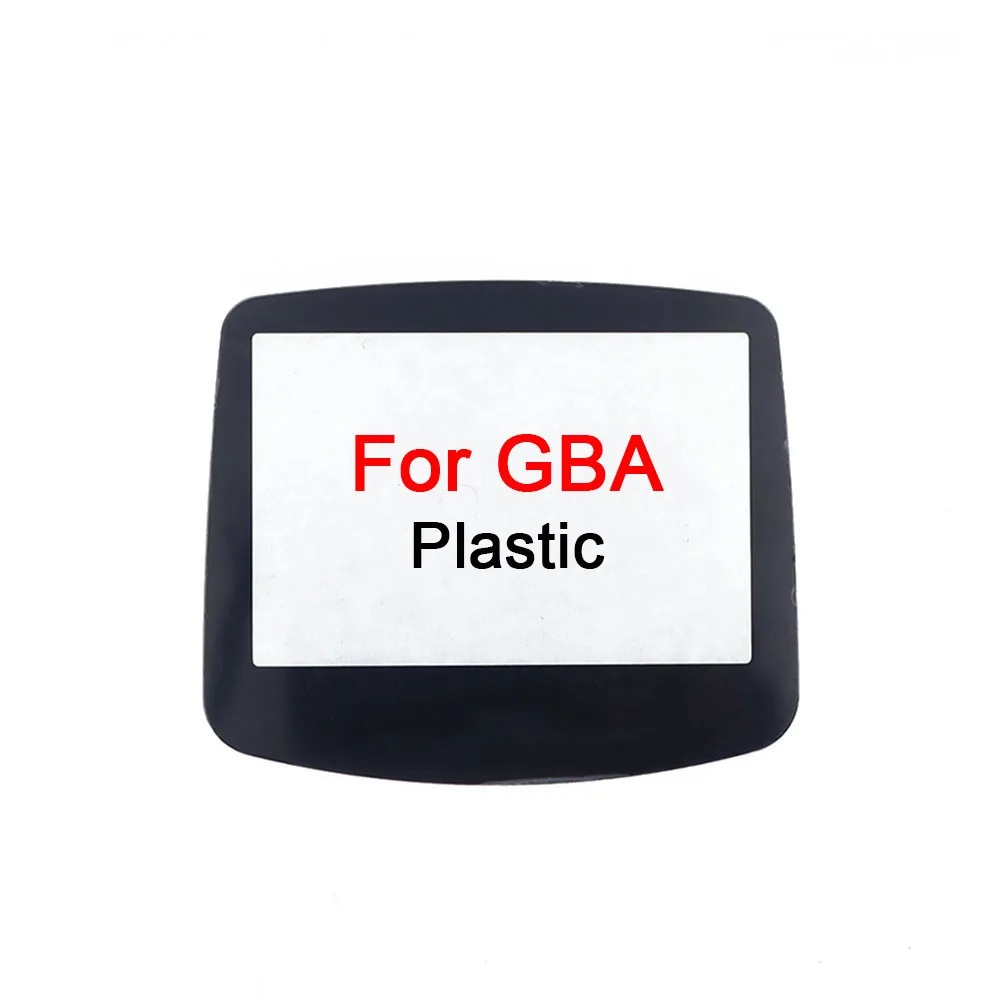 1–10 Stück Kunststoff-Glas-Bildschirmlinse für GB GBA SP GBC GBP GBA Objektivabdeckungsschutz mit Kleber – Detail 5