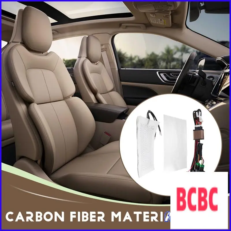 

BB-4PCS Car Seat Heater 12V Heated Seat Heating Pads With 2 Dial 5 Level Switch For Toyota Prado Corolla RAV4 REIZ Yaris