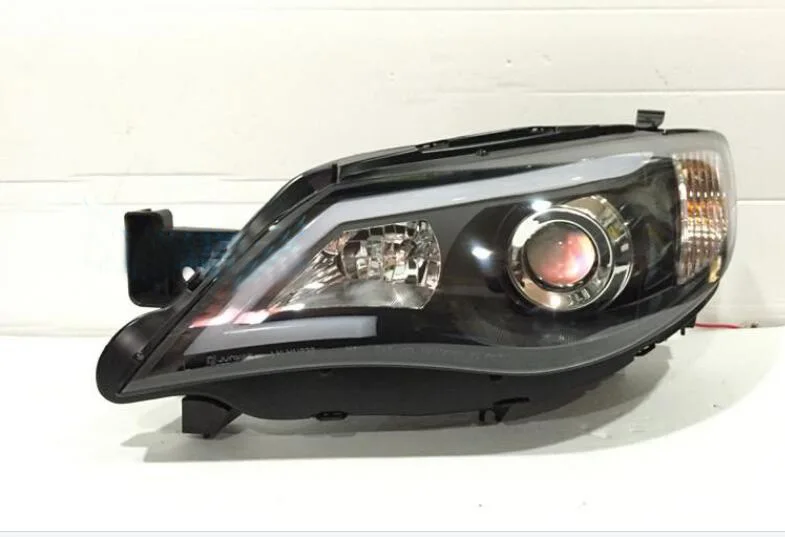 2 pz 2009 ~ 2011y car bupmer head light per Subaru Impreza faro WRX STI accessori per auto LED DRL nebbia per Impreza WRX faro