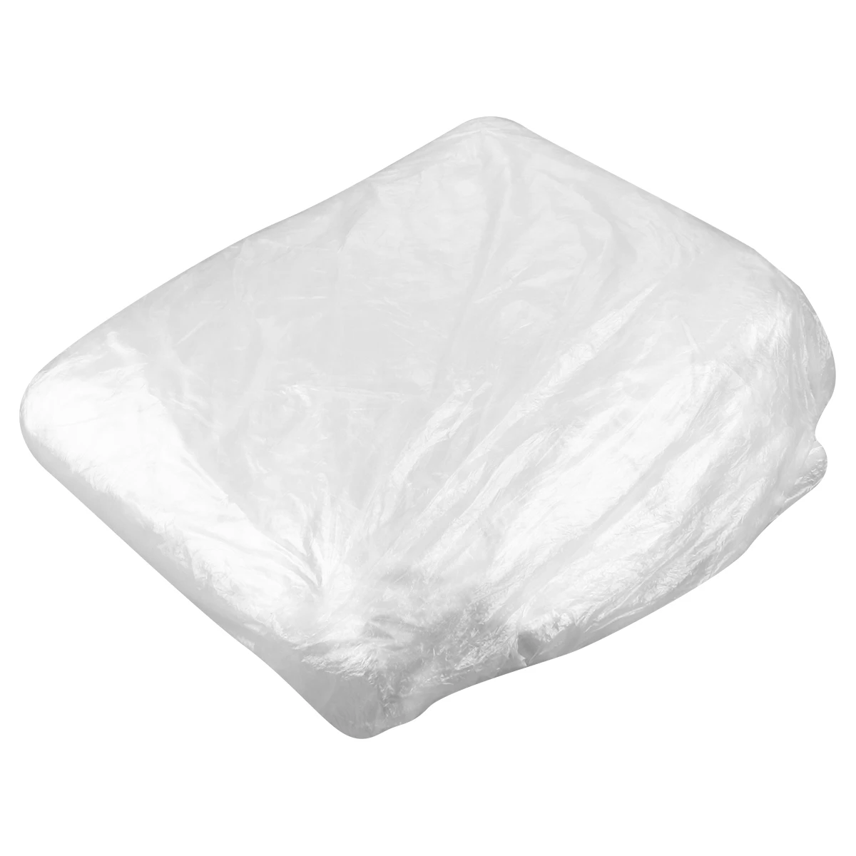 

100pcs Car Disposable Seat Plastic Seat Cover Seat Cushion Cover Car Interior Supplies (Transparent)