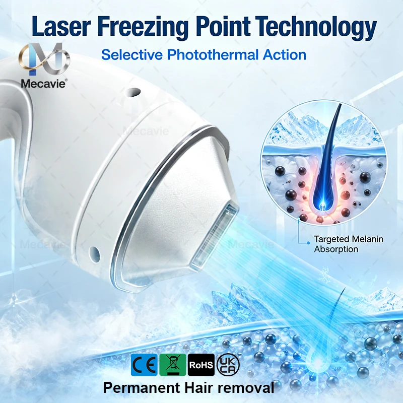 Multi‑Wavelength Ice Cooling Hair Removal Machine 755/808/830/940/1064nm FAC Technology 10‑Bars 5000W Professional Salon Body