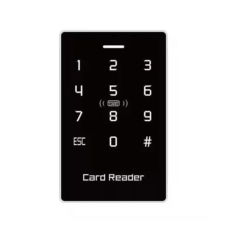 

Dual Frequency 125KHz & 13.56MHz Rfid Card Reader WG26/34 Output Touch Keypad Waterproof IP67