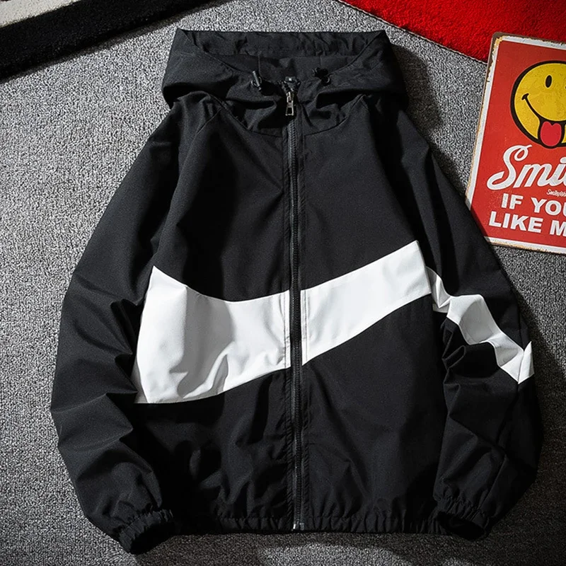 New men's sports jackets, sun-protective windbreakers, zippered hooded jackets, and casual jackets for both men and women