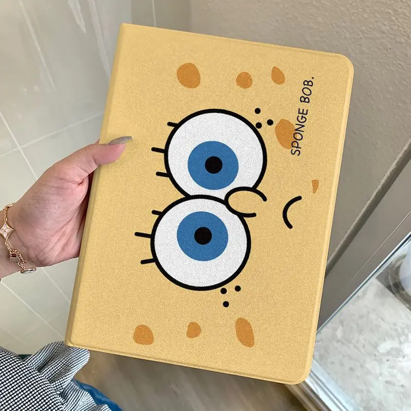 Yellow Underwater Sponge Case For iPad Air 11 Case 10th 11th A16 9th For iPad Pro 11 4 5 10.9 12.9 M2 M3 M4 Mini 7 Pencil Holder