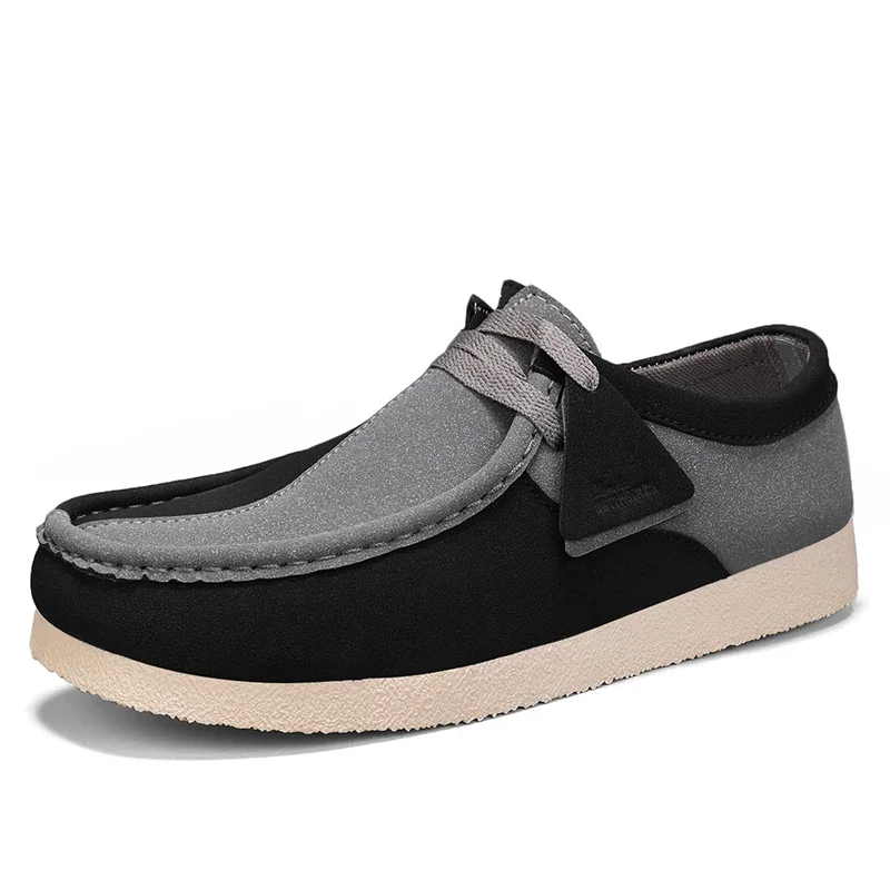 

Men's motorcycle shoes, retro and trendy, one foot fashion casual shoes