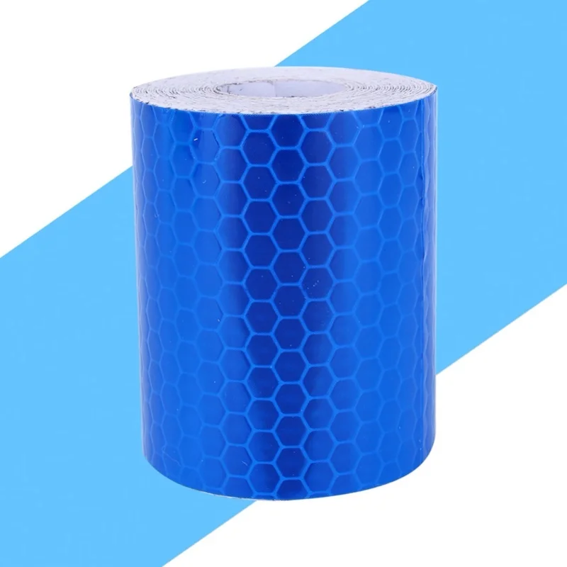 1 Pcs Reflective Safety Warning Tape Film Sticker Conspicuity Tape Roll 5 Colors Optional