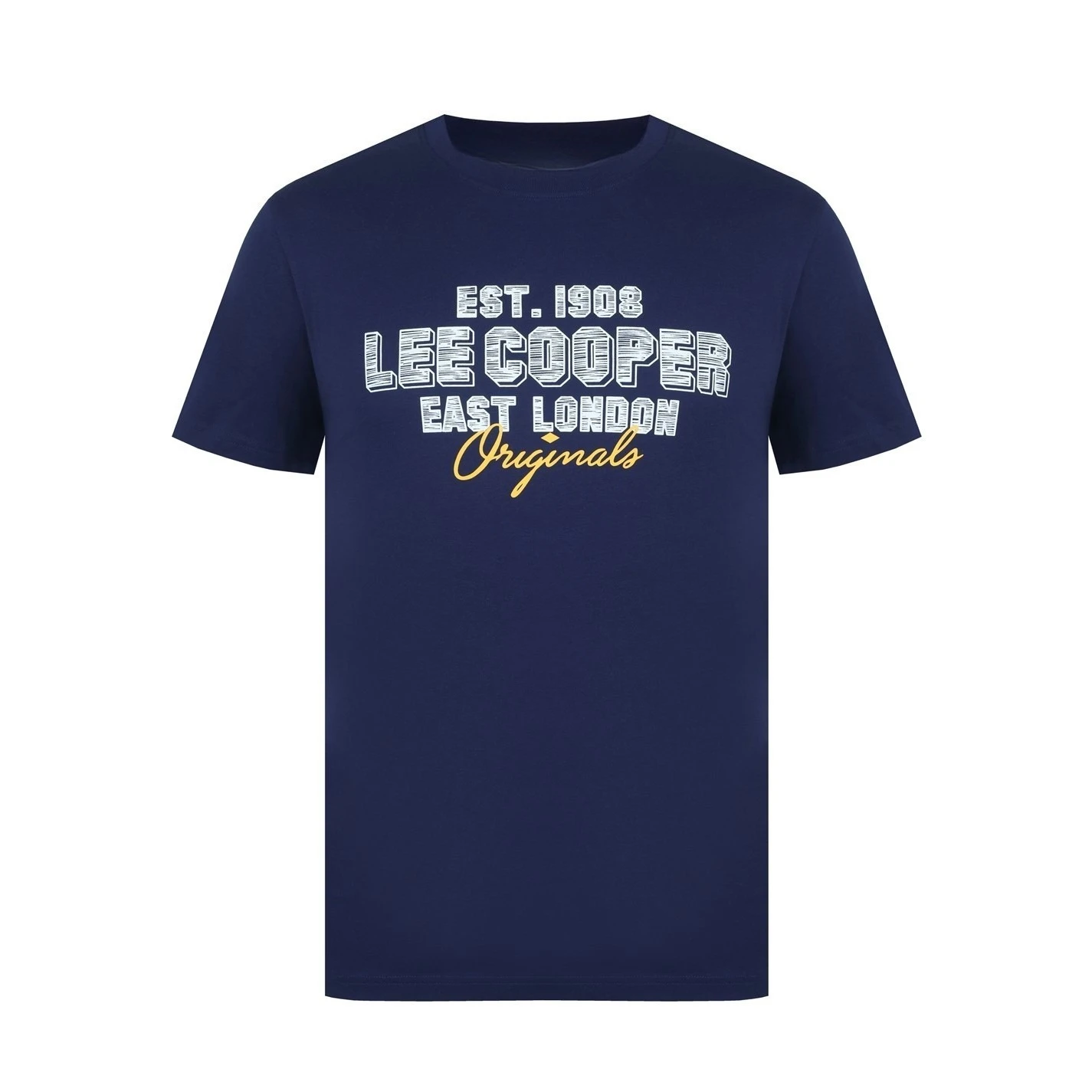

Lee Cooper _ Cooper Logo Peripheral Pattern Print Summer Luxury Brand Cotton Men's and Women's T-shirt Short Sleeve