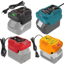 18V 22V Li-ion Battery Charger EU/US Plug Replacement Lithium Battery Charger For Makita Milwaukee Dewaltt Bosch，Fast Charging