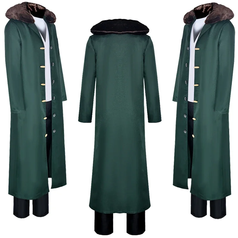 

RT01 Kuzan Cosplay Fantasy Coat Pants Hat Outfits Anime One Cosplay Piece Costume Disguise Adult Men Roleplay Fantasia Outfi*Jk2