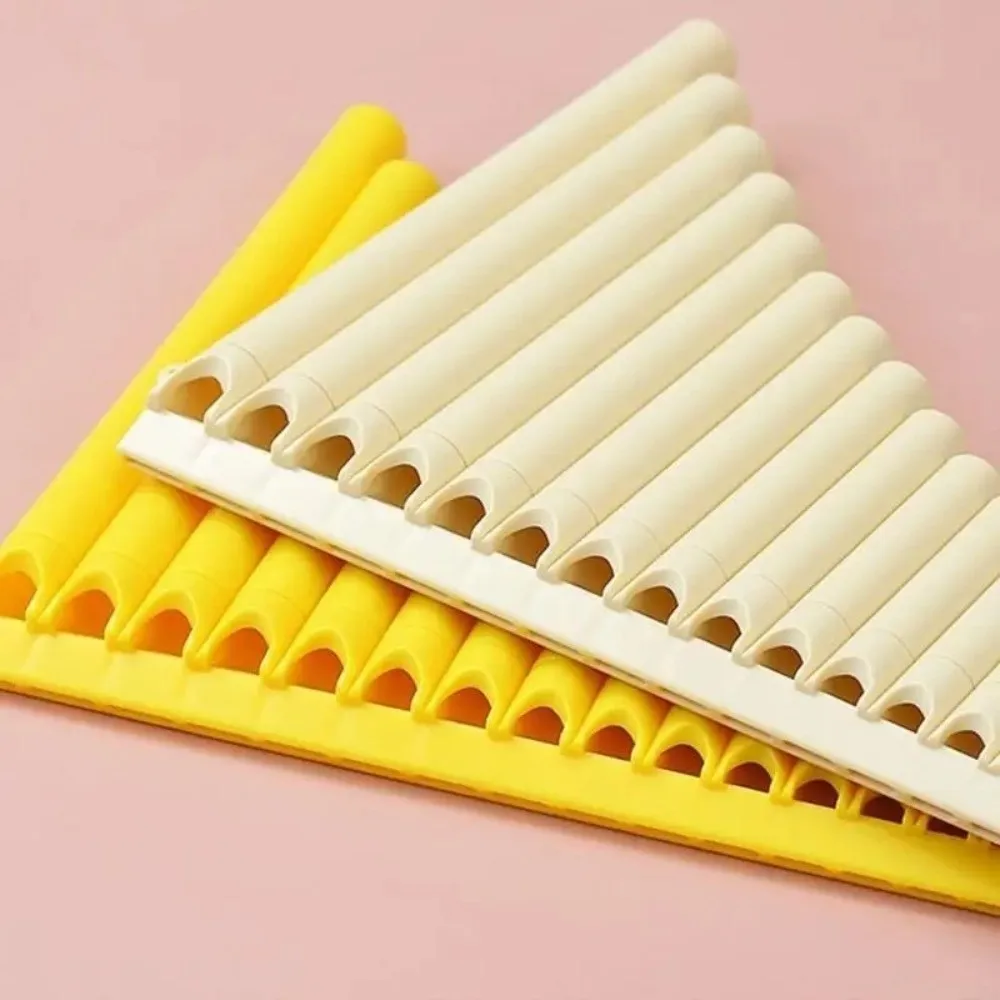 Anfängerfreundliche 18-Pfeifen-C-Dur-Panflöte, tragbares ergonomisches Blasinstrument, leicht zu erlernen, professionelle Panflöte für Volksmusik – Detail 4