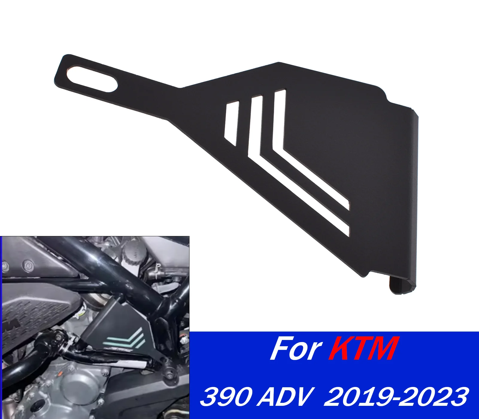 

For 390Adv Water Cooling Decorative Engine Guard Cover For KTM 390 Adventure Adv 2020-2023 Motorcycle Side Reservoir Protection