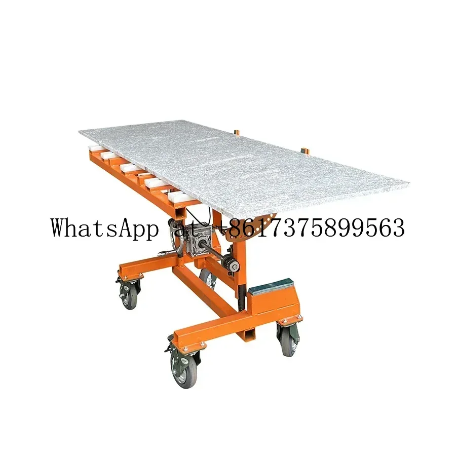 L Furniture Sl Transport Cart with Tilting Function for Granite Marble Countertop Handling Heavy Moving Cart f