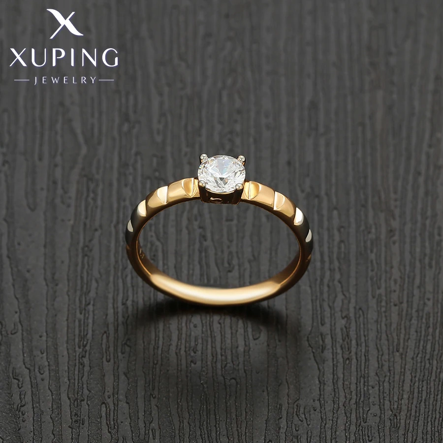 Xuping Jewelry Fashion Square Couple Ring Set Gold Color Plated Rings for Men Women Wedding Gift Party Gift X000814965