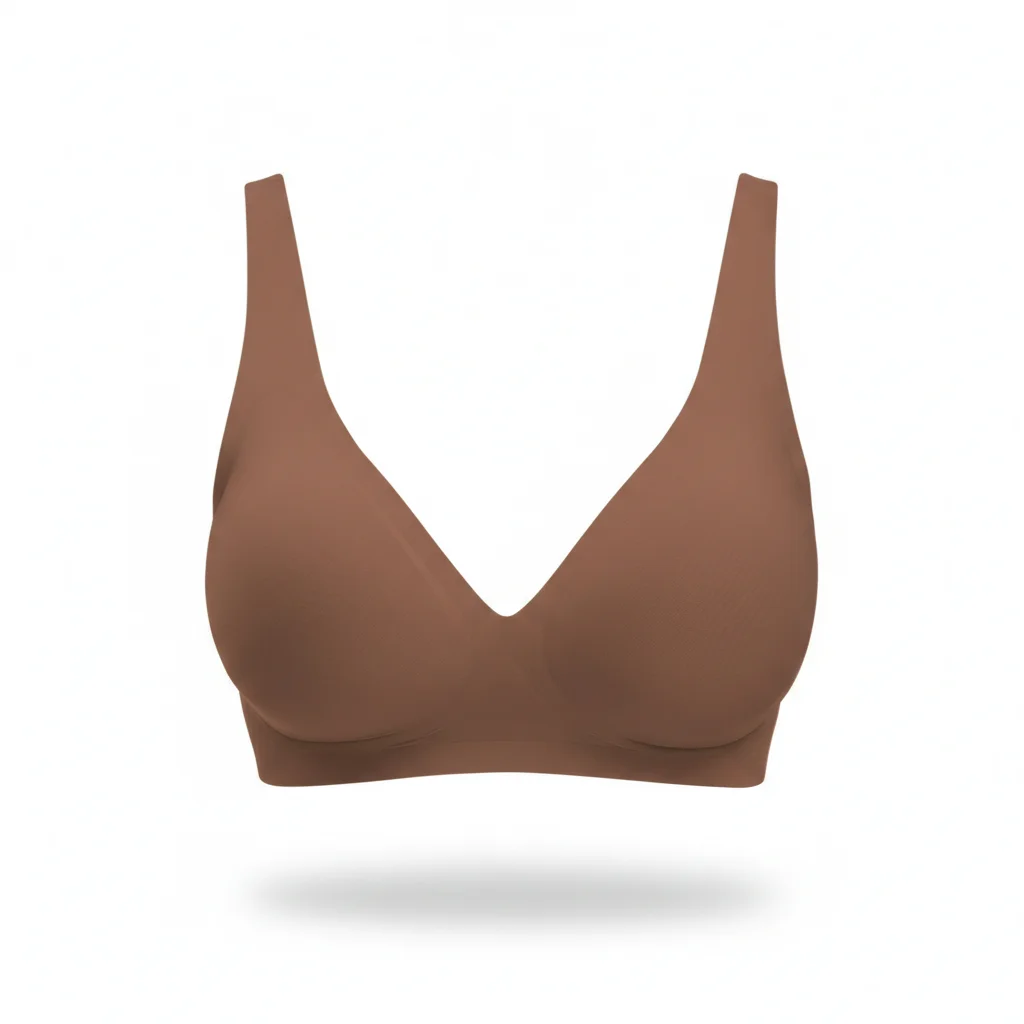 

Fashionable Seamless Sports Bra Comfortable Lightweight Full Cup Design No Steel Rims High-Quality Supportive Bra for Everyday