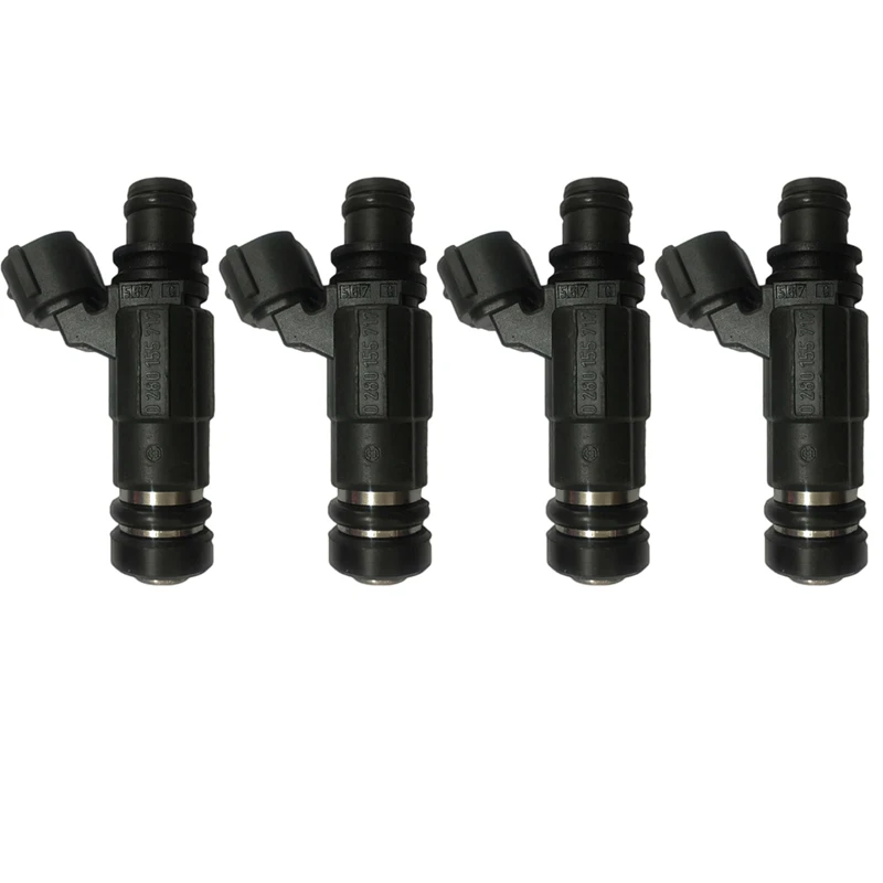 Novo 4 peças 0280155717 bico injetor de combustível de peças automotivas para mitsubishi