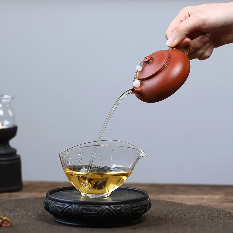 140ml Yixing Purple Clay Teapots Famous Handmade Zisha Tea Pot Beauty Tea Infuser Kettle Household Tea Set Chinese Teaware Gifts