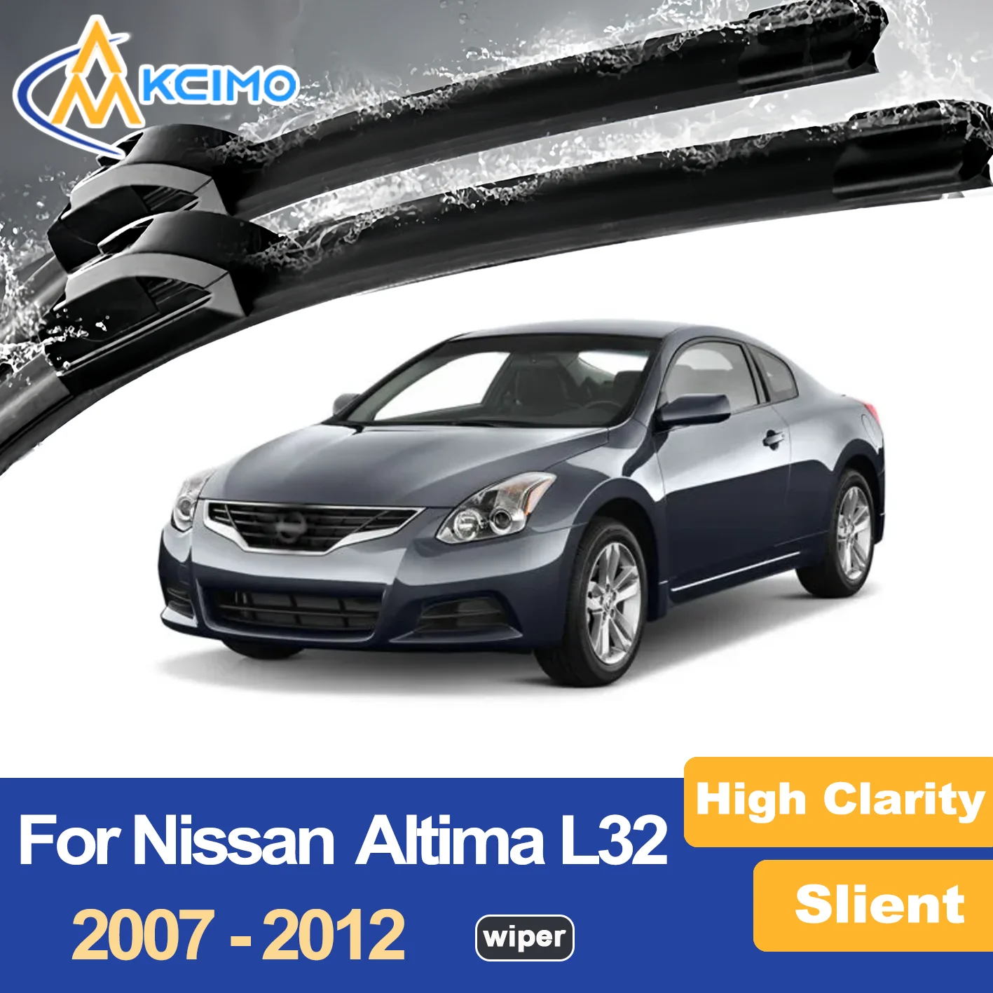 

Premium Wiper Blades for Nissan Altima L32 2007-2012 Streak Free Durable Clear Visibility