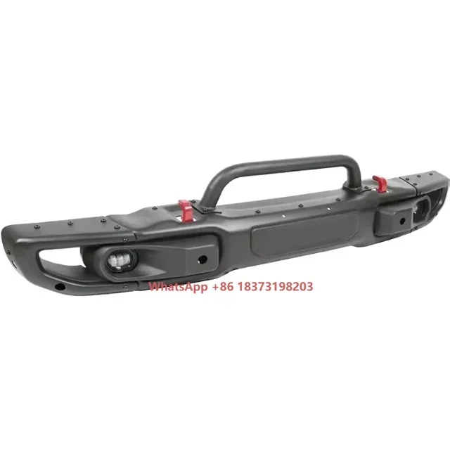 JL 10th Anniversary Aluminum Front Bumper for Wrangler 2018+ U Bar With/without Radar Hole Car Front Exterior Accessory