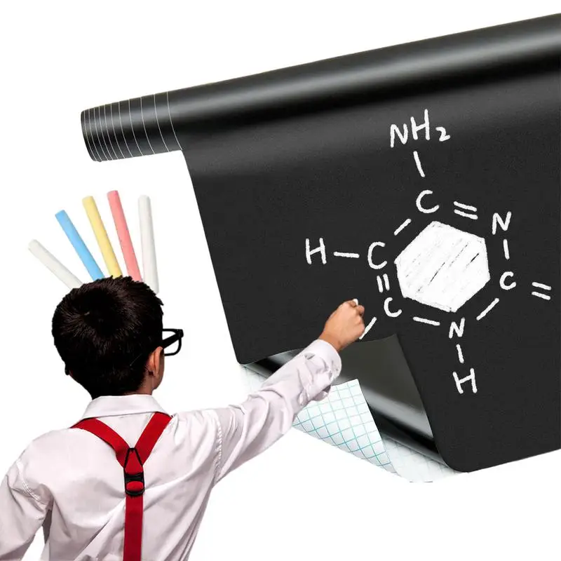 Клейкая черная доска для классной доски, большая наклейка на стену, самоклеящаяся, для гостиной