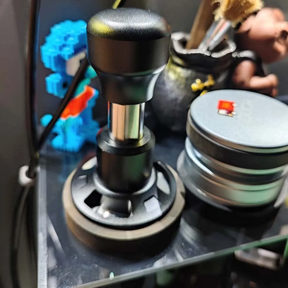 WDT Tools Impact Tamper Feedback Sound Coffee Tamper 51/58.5MM Italian Espresso Constant Force Spring Tamper