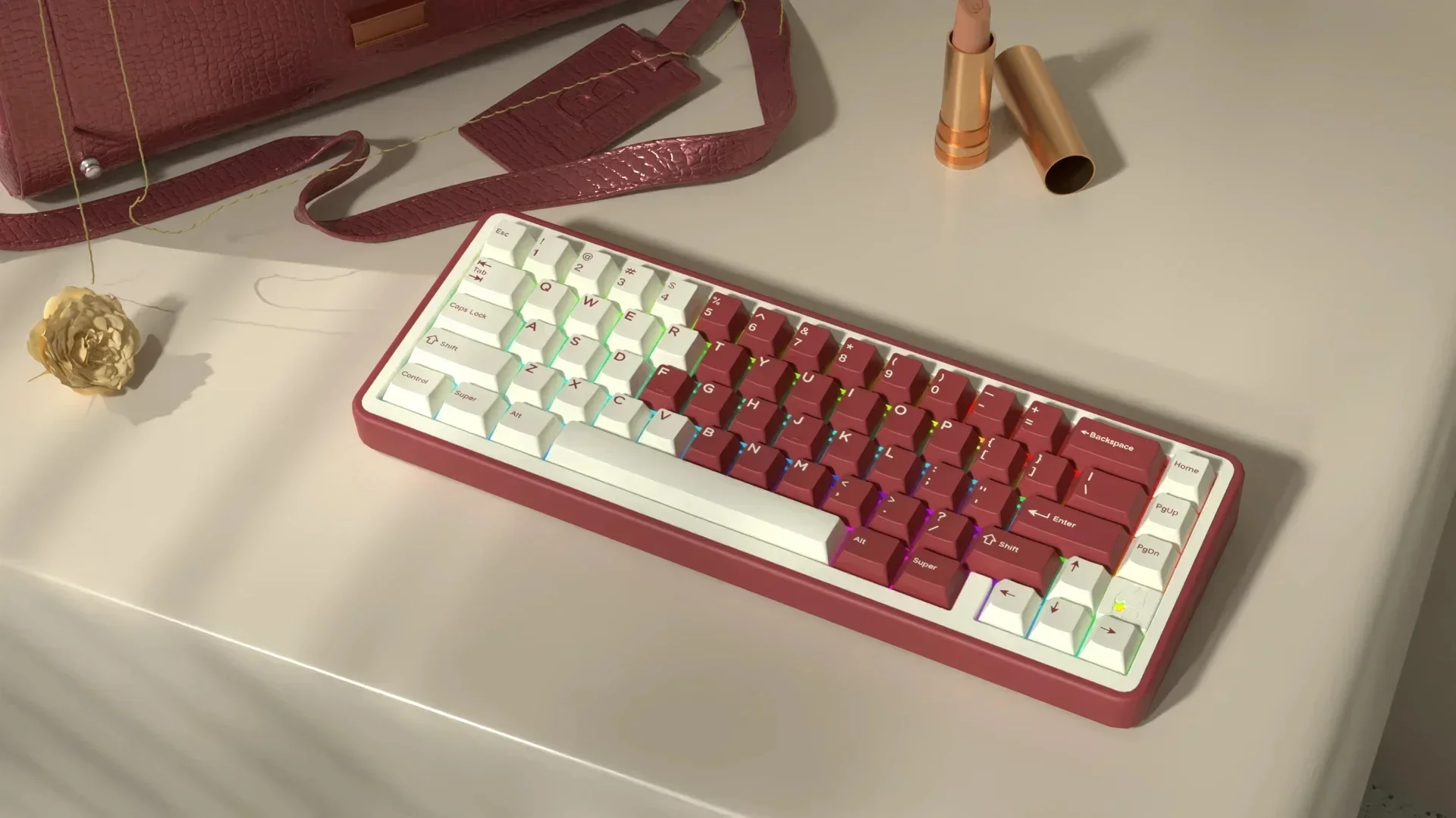 Imagem -02 - Teclado Mecânico Liga de Alumínio Kits Teclado sem Fio Três Modos Gaming Teclado Gaxeta Troca Quente Acessórios para Computador Story65 r3
