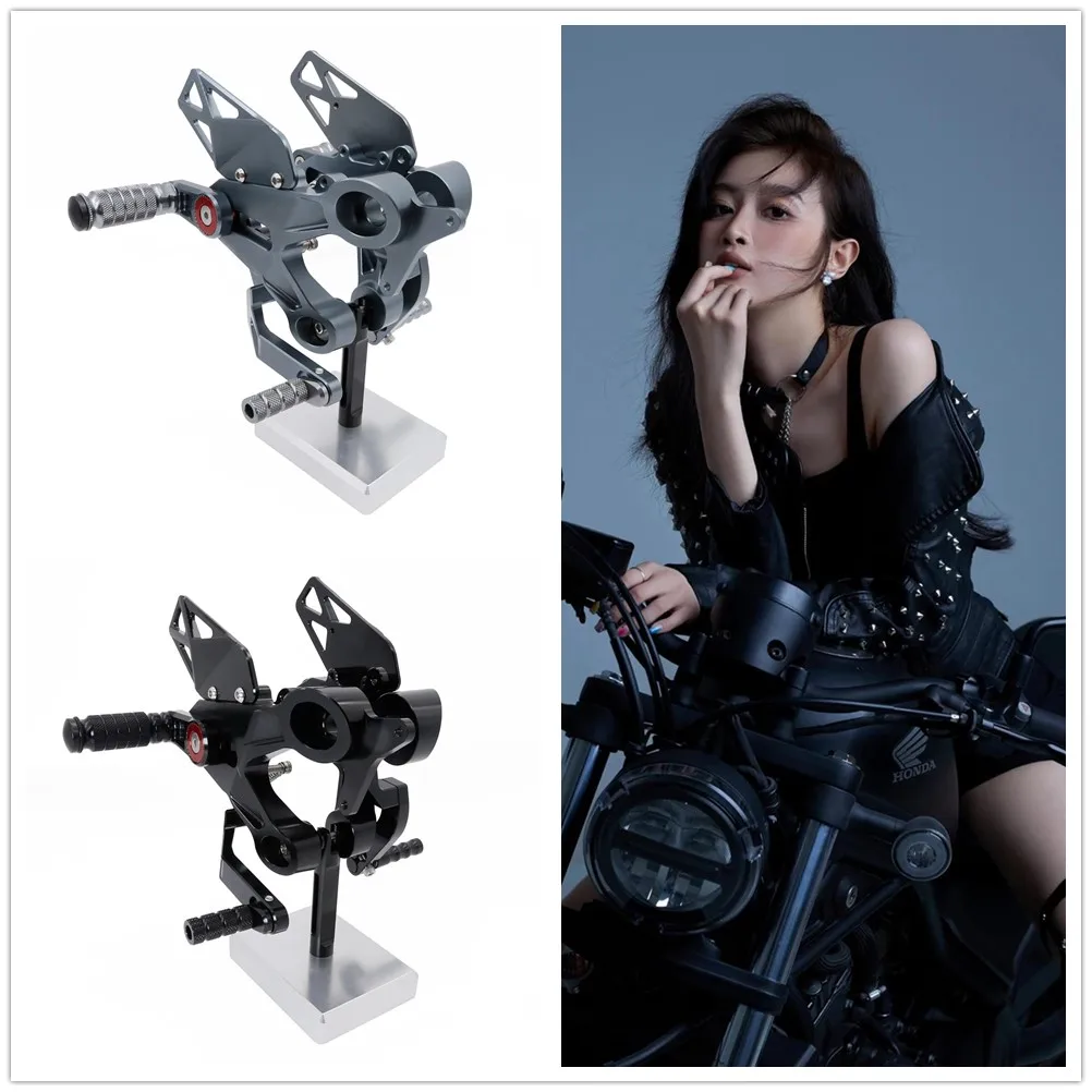 Для CFMOTO CF MOTOR CF MOTO NK450 NK450 2023 2024 FXCNC Алюминиевые гоночные задние подножки (футпеги)