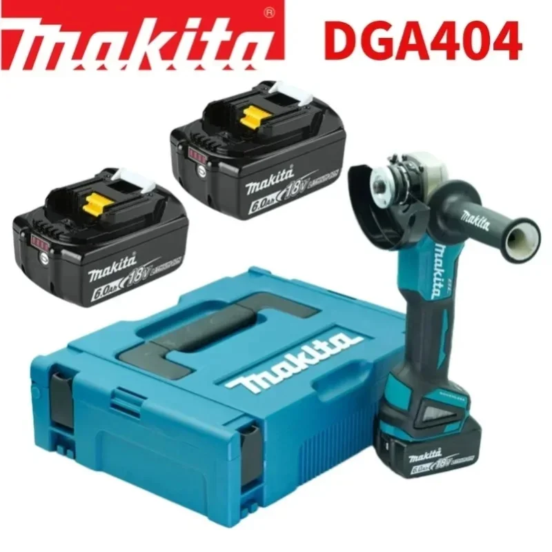 Neuer Makita 18V 125 DGA404 Bürstenloser Lithium-Akku-Winkelschleifer Wiederaufladbare Schneidemaschine Hochleistungs-Poliermaschine