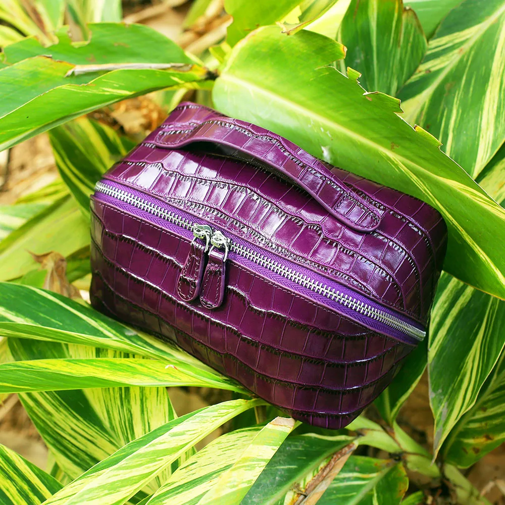 luxury-crocodile-pattern-genuine-leather-makeup-bag-women-large-capacity-travel-toiletry-bag-purple-high-end-storage-bag