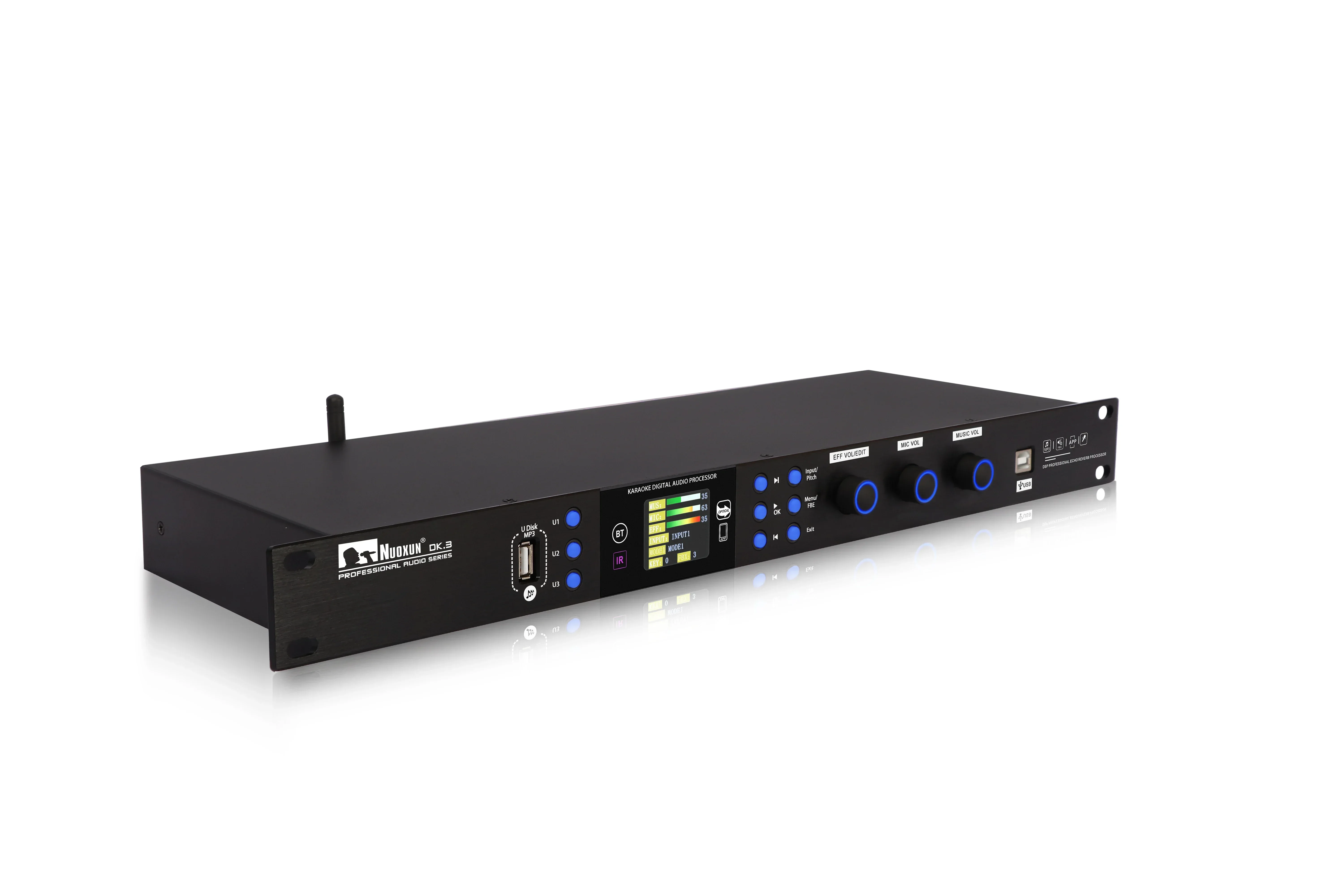 Best DSP Audio Processor Studio Mixer Sound Chinese Supplier Music Professional Reverb Stage Effects