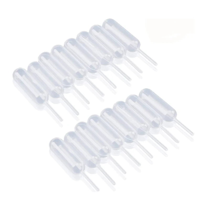 100pcs 4ml Sauce Droppers For Cupcakes Ice Cream Sauce Ketchup Pastries Macaron Stuffed Dispenser Mini Squeeze Transfer Pipettes