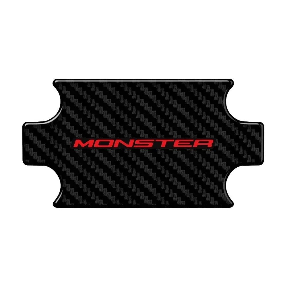 For Monster Motorcycle Triple Tree Yoke Cover Protector Pad Sticker