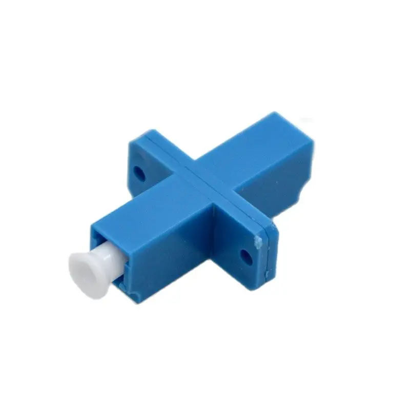 100 PCS New LC Simplex Optical Fiber Coupler Connector Adapter Flange Square Port Special For Terminal Box