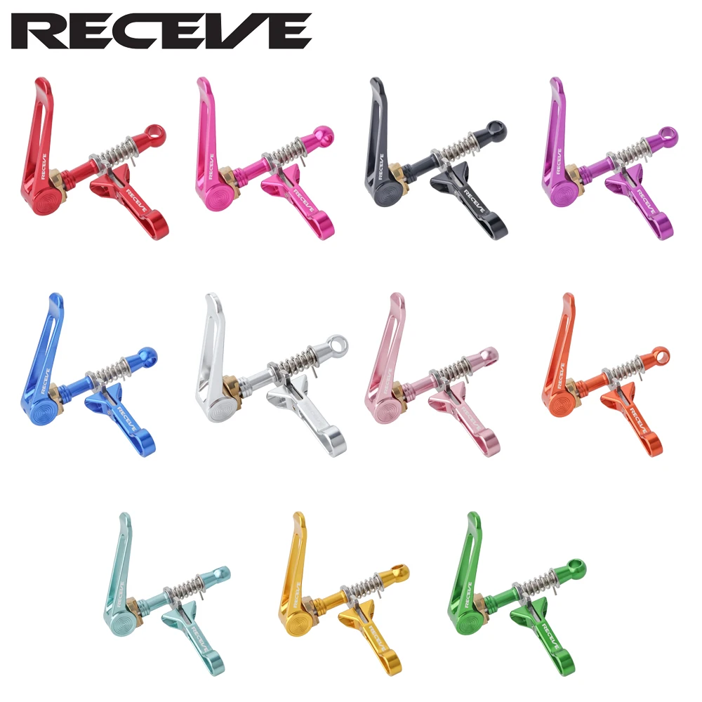 AliExpress NONE RECEVE Folding Bike Seatpost Clamp Quick Release Seat Close Titanium Alloy Bicycle Saddle Closure BMX Frame Clip For Brompton