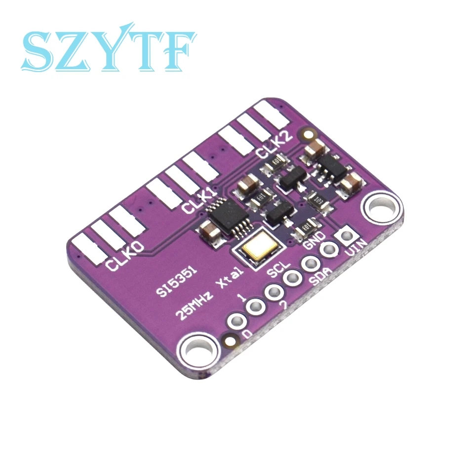 DC 3V-5V Si5351A Si5351 I2C Clock Generator Breakout Board Module Signal Generator Clock 8KHz-160MHz