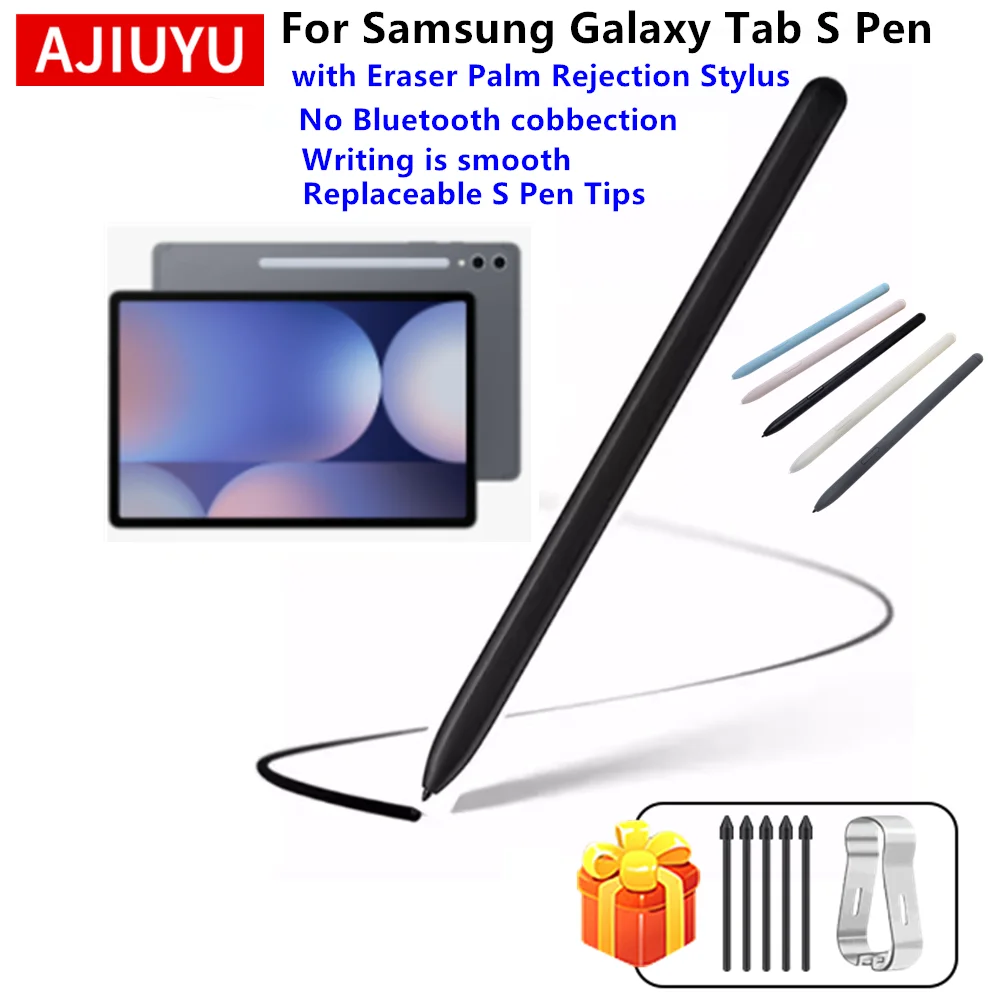 

Стилус AJIUYU S Pen для Samsung Galaxy Tab S11 S11 Ultra, стилус SM-X730 X736B/N SM-X930 X936B/N, сенсорная ручка для S8 S9 S10 + Ultra