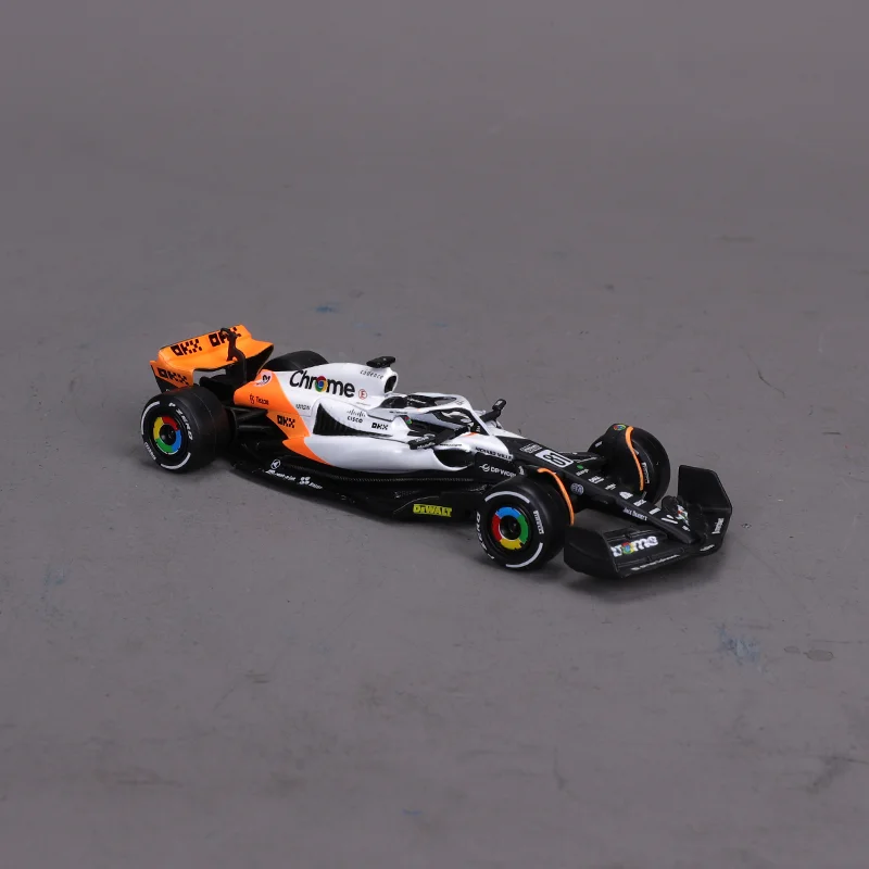 New Bburago 1:43 Grand Prix Formula Monaco Mclaren Mcl60 F1 #4 #81 Alloy Miniature Diecast Model Triple Crown King Toys Kid Gift