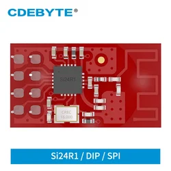 Moduł nadajnika CDEBYTE E01C-ML01D SI24R1 300m mały rozmiar moduł SPI 2.4GHz z antena PCB