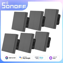 SONOFF M5 SwitchMan Smart Wall Switch 80 Type 1 2 3 Gang Wall Push Button Switch EWelink App Control Works With Sonoff S-Mate R5