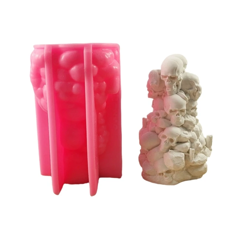 

Skull Fingurine Silicone Molds Concrete Cement Moulds for Candle Soap Chocolate