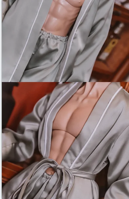 D09-P112 Kinder handgemachtes Spielzeug Onkel 1/4 1/3 Onkel starker Onkel BJD Puppenkleidung schwarz rot grau Farbe Pyjamas 3 Stück/Set