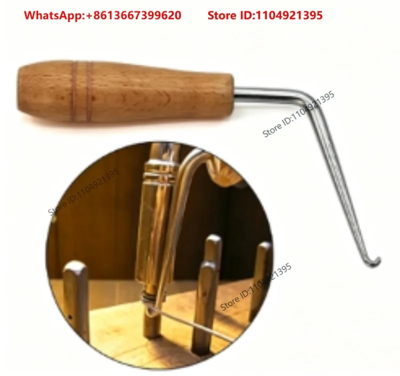 Tuning soundboard repair tool hanging string hook dual-purpose hanging string hook str-ing distance gauge str-ing distance 1741