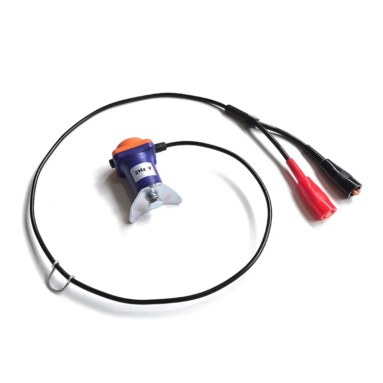 EG-2U-II Geophone Base per treppiedi verticale Land Case da 2 Hz con clip Mueller Sensore sismico ad alta sensibilità 200 V/m/s Geofono da 2 Hz
