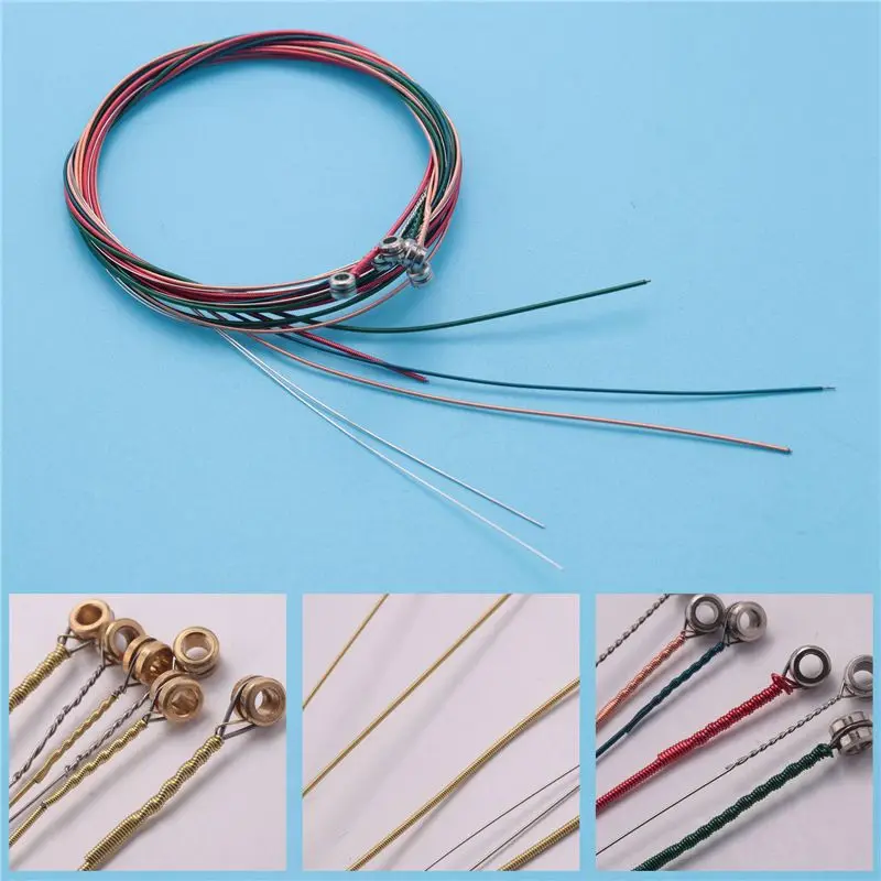 A89E-8 Sets Of 24 Guitar Strings Replacement Steel String For Acoustic Guitar Guitar Changing Tool