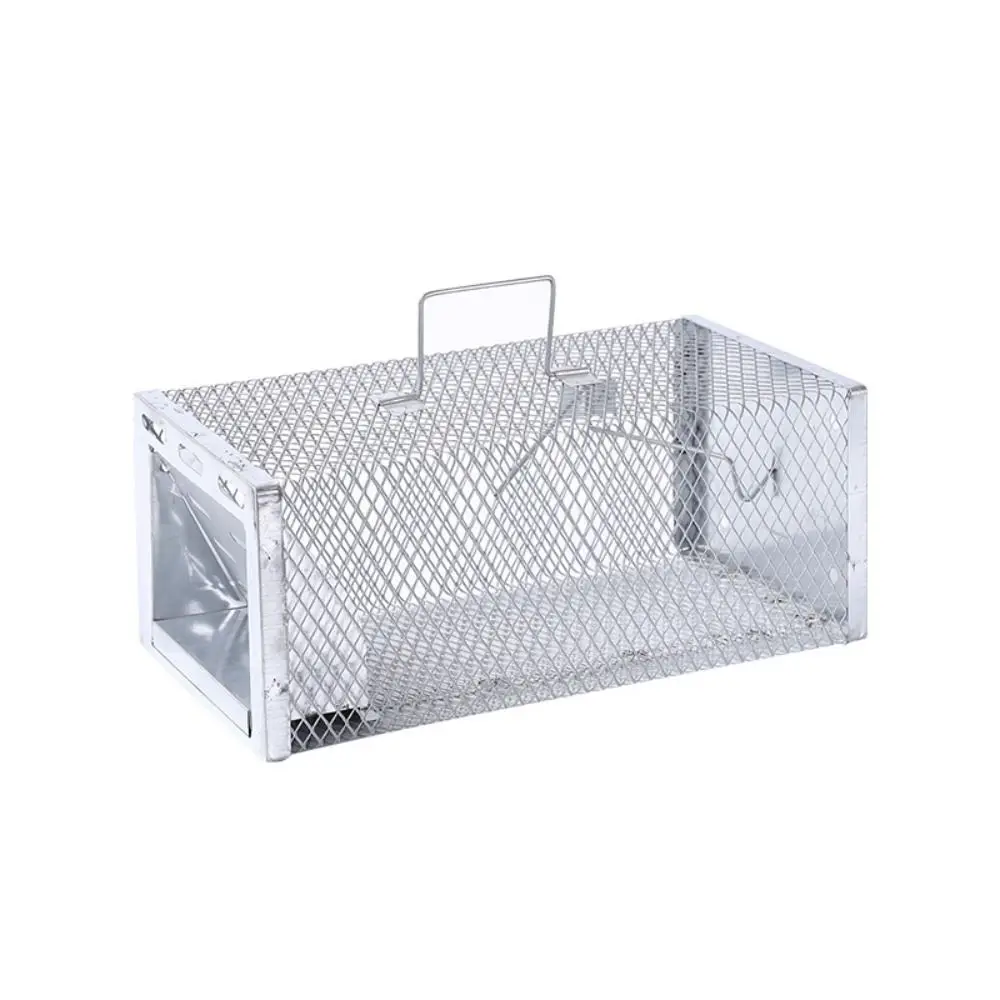 Durable Humane Multi-Catch Rodent Mouse Trap Large Capacity Metal Rat Trap Cage Pest Control Live Animal Trap Indoor and Outdoor