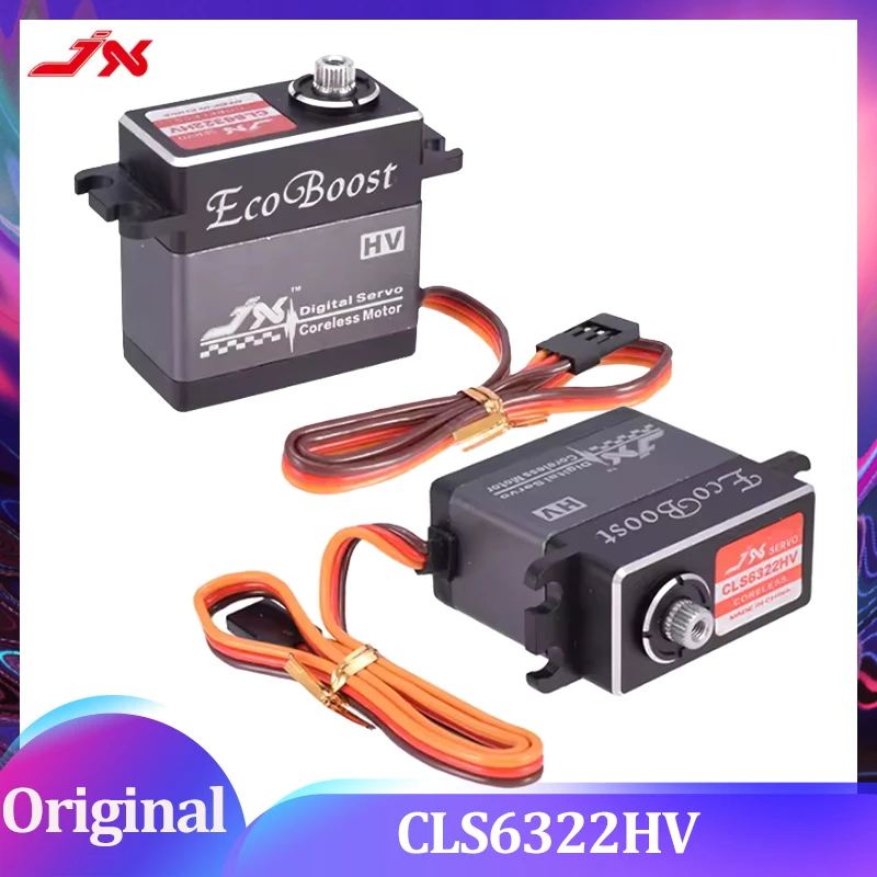 

Высокое качество JX Servo CLS6322HV 21 кг Крутящий момент 180 градусов Высоковольтный цифровой сервопривод с металлической шестерней без сердечника для радиоуправляемого вертолета RC автомобиля