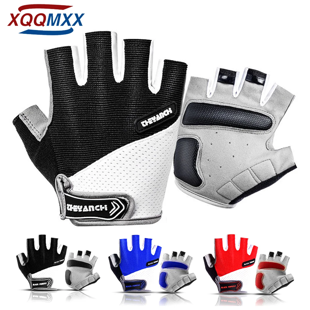 

XQQMXX 1Pair Cycling Gloves, Breathable Bicycle Gloves, Non-Slip Mountain Bike Gloves MTB Road Biking Gloves for Men Women