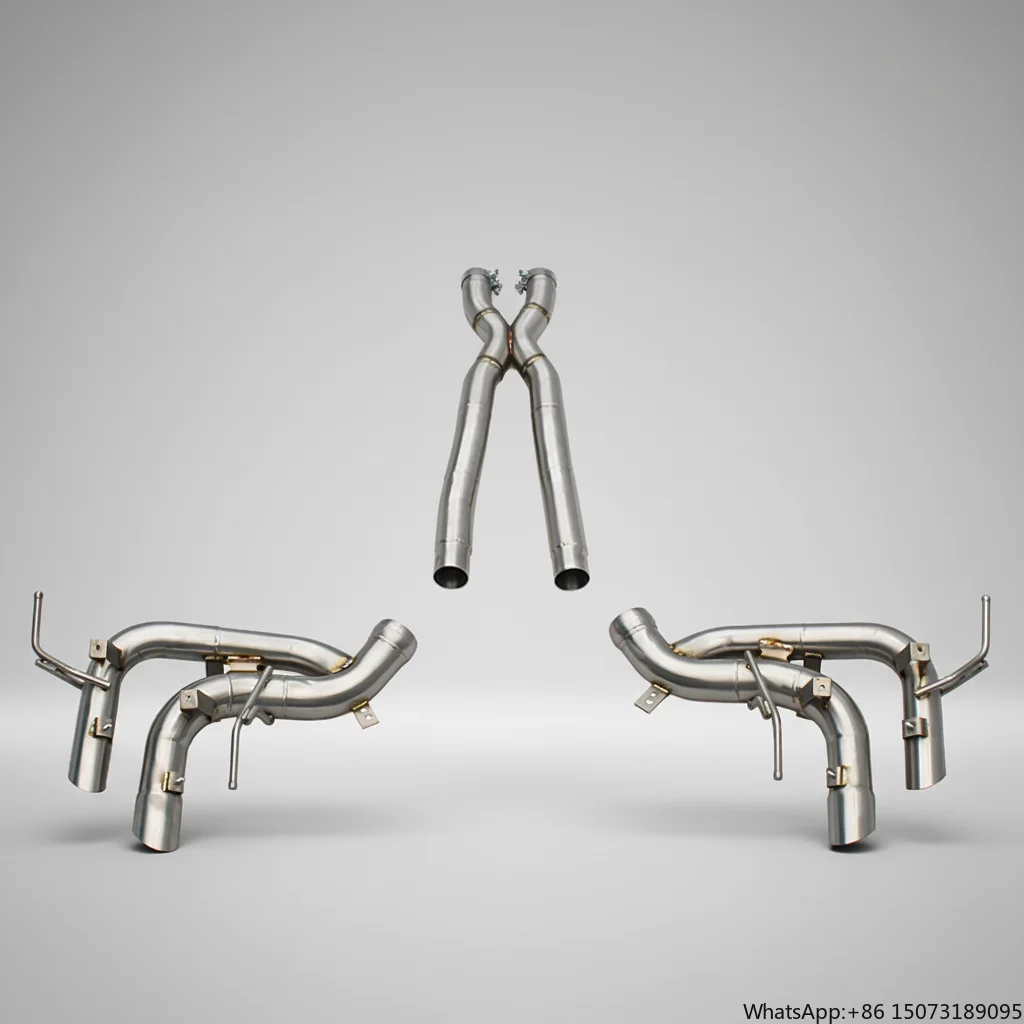 

Выхлопная система COC с X-образными трубами для Purosangue FUV V12 6.5L 2022+ Boska Racing, прямая выхлопная труба из нержавеющей стали Boska