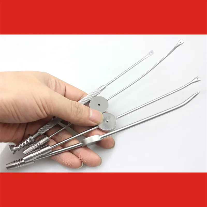 Nasal septum stripper with suction device straight curved periosteum stripper medical nasal suction tube Kinzhong Otolaryngology